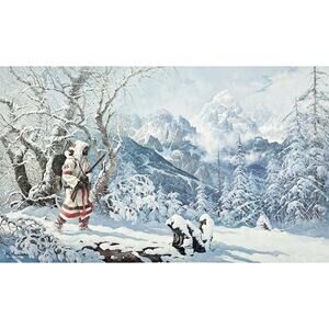 1979 Robert Summers “Colter’s Quest” Signed & Numbered Large Print 36”X23” w/COA